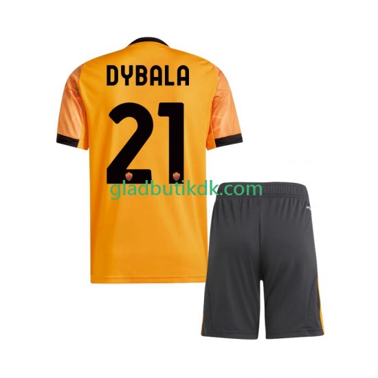 Udebane Trøje AS Roma Dybala 21 2025-2026 K/Æ Børn(+Shorts)