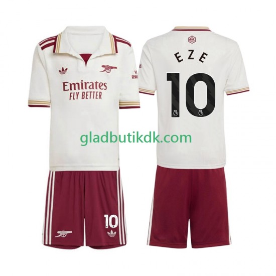 3. Valg Trøje Arsenal Eberechi Eze 10 2025-2026 K/Æ Børn(+Shorts)