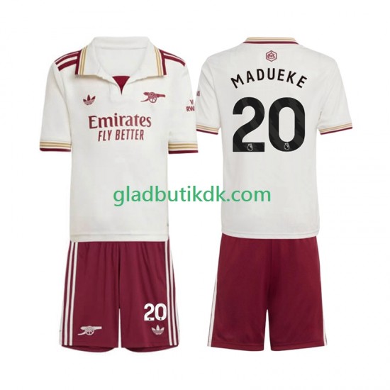 3. Valg Trøje Arsenal Noni Madueke 20 2025-2026 K/Æ Børn(+Shorts)