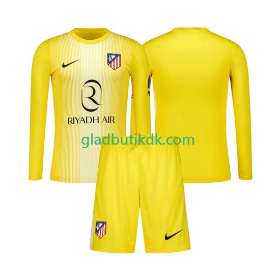 Hjemmebane Trøje Atlético Madrid Målmand 2025-2026 L/Æ Børn(+Shorts)