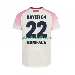 Udebane Trøje Bayer 04 Leverkusen Victor Boniface 22 2025-2026 K/Æ Mænd