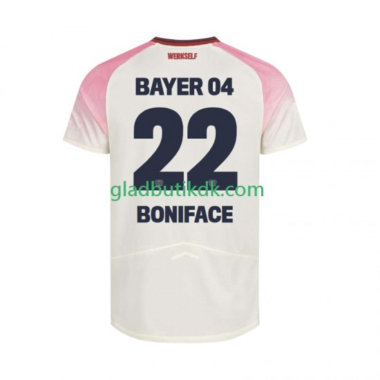 Udebane Trøje Bayer 04 Leverkusen Victor Boniface 22 2025-2026 K/Æ Mænd