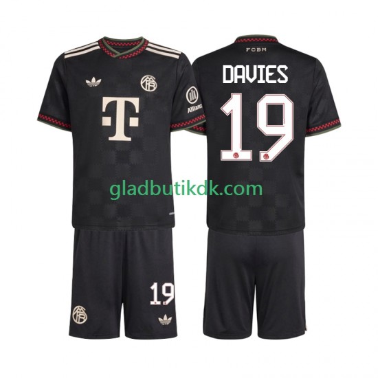 3. Valg Trøje FC Bayern München Alphonso Davies 19 2025-2026 K/Æ Børn(+Shorts)