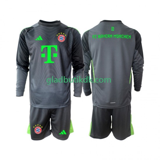 Udebane Trøje FC Bayern München Målmand 2025-2026 L/Æ Børn(+Shorts)