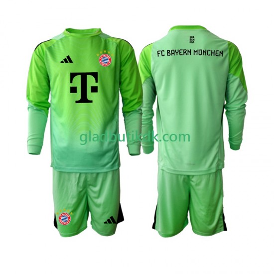 Hjemmebane Trøje FC Bayern München Målmand 2025-2026 L/Æ Børn(+Shorts)