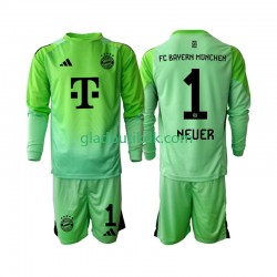 Hjemmebane Trøje FC Bayern München Målmand Neuer 1 2025-2026 L/Æ Børn(+Shorts)