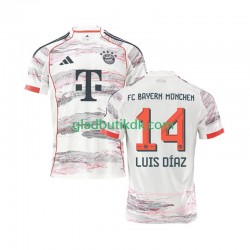 Udebane Trøje FC Bayern München Luis Diaz 14 2025-2026 K/Æ Mænd