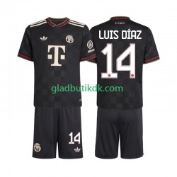 3. Valg Trøje FC Bayern München Luis Diaz 14 2025-2026 K/Æ Børn(+Shorts)
