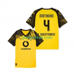 Hjemmebane Trøje Borussia Dortmund Nico Schlotterbeck 4 2025-2026 K/Æ Mænd