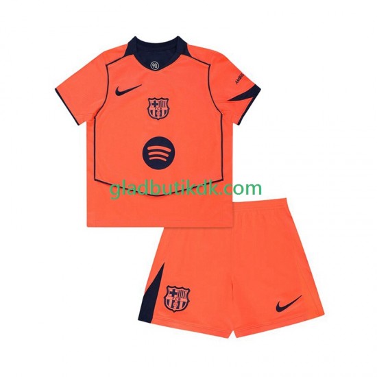 3. Valg Trøje FC Barcelona 2025-2026 K/Æ Børn(+Shorts)