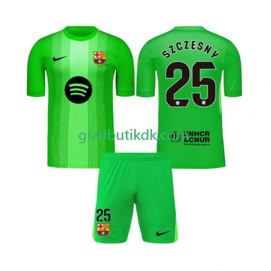 Hjemmebane Trøje FC Barcelona Målmand Szczesny 25 2025-2026 K/Æ Børn(+Shorts)