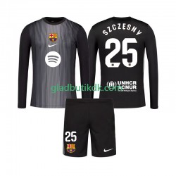 3. Valg Trøje FC Barcelona Målmand Szczesny 25 2025-2026 L/Æ Børn(+Shorts)