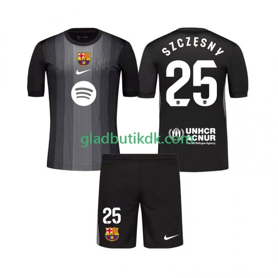 3. Valg Trøje FC Barcelona Målmand Szczesny 25 2025-2026 K/Æ Børn(+Shorts)