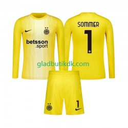 Udebane Trøje Inter Milan Målmand Yann Sommer 1 2025-2026 L/Æ Børn(+Shorts)