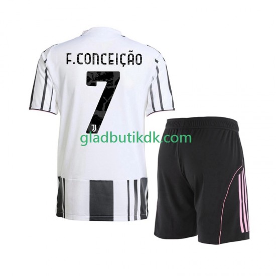 Hjemmebane Trøje Juventus Francisco Conceicao 7 2025-2026 K/Æ Børn(+Shorts)