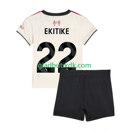 Udebane Trøje Liverpool Hugo Ekitike 22 2025-2026 K/Æ Børn(+Shorts)