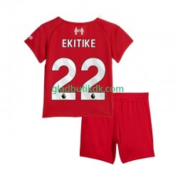 Hjemmebane Trøje Liverpool Hugo Ekitike 22 2025-2026 K/Æ Børn(+Shorts)