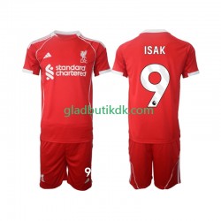 Hjemmebane Trøje Liverpool ISAK 9 2025-2026 K/Æ Børn(+Shorts)
