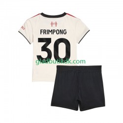 Udebane Trøje Liverpool Jeremie Frimpong 30 2025-2026 K/Æ Børn(+Shorts)