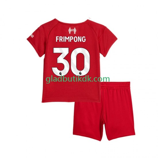 Hjemmebane Trøje Liverpool Jeremie Frimpong 30 2025-2026 K/Æ Børn(+Shorts)