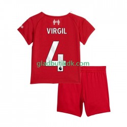 Hjemmebane Trøje Liverpool Virgil van Dijk 4 2025-2026 K/Æ Børn(+Shorts)