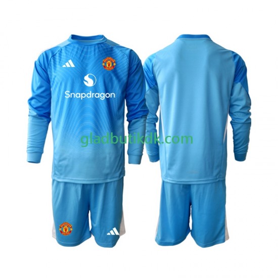 Hjemmebane Trøje Manchester United Målmand 2025-2026 L/Æ Børn(+Shorts)