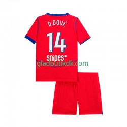 3. Valg Trøje Paris Saint-Germain Desire Doue 14 2025-2026 K/Æ Børn(+Shorts)