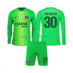 Udebane Trøje Paris Saint-Germain Målmand Lucas Chevalier 30 2025-2026 L/Æ Børn(+Shorts)