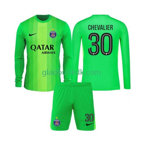 Udebane Trøje Paris Saint-Germain Målmand Lucas Chevalier 30 2025-2026 L/Æ Børn(+Shorts)