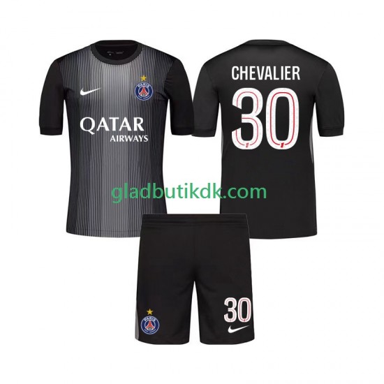 Hjemmebane Trøje Paris Saint-Germain Målmand Lucas Chevalier 30 2025-2026 K/Æ Børn(+Shorts)