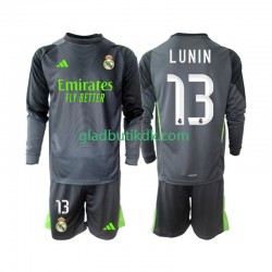 3. Valg Trøje Real Madrid Målmand Andriy Lunin 13 2025-2026 L/Æ Børn(+Shorts)