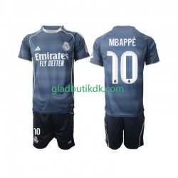Udebane Trøje Real Madrid Kylian Mbappe 10 2025-2026 K/Æ Børn(+Shorts)