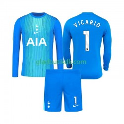 Udebane Trøje Tottenham Hotspur Målmand Guglielmo Vicario 1 2025-2026 L/Æ Børn(+Shorts)