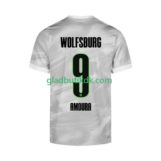 Udebane Trøje VfL Wolfsburg Mohamed Amoura 9 2025-2026 K/Æ Mænd