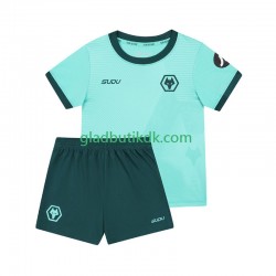 Udebane Trøje Wolverhampton Wanderers 2025-2026 K/Æ Børn(+Shorts)