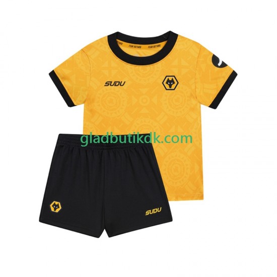 Hjemmebane Trøje Wolverhampton Wanderers 2025-2026 K/Æ Børn(+Shorts)