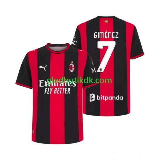 Hjemmebane Trøje AC Milan Gimenez 7 2026-2027 K/Æ Mænd