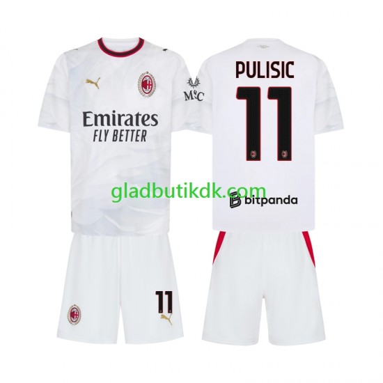 Udebane Trøje AC Milan Pulisic 11 2026-2027 K/Æ Børn(+Shorts)