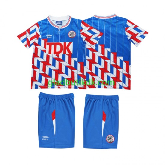 Udebane Trøje AFC Ajax Retro 1989 1990 L/Æ Børn(+Shorts)