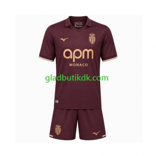 Udebane Trøje AS Monaco 2026-2027 K/Æ Børn(+Shorts)