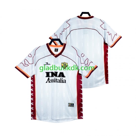 Udebane Trøje AS Roma Retro 1999 2000 K/Æ Mænd