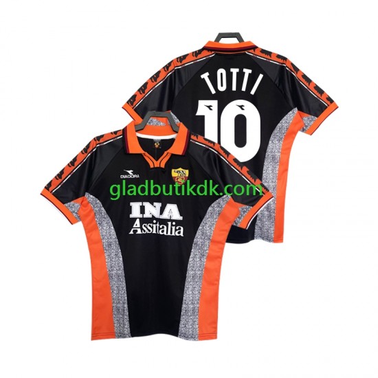 3. Valg Trøje AS Roma Totti 10 Retro 1998 1999 K/Æ Mænd