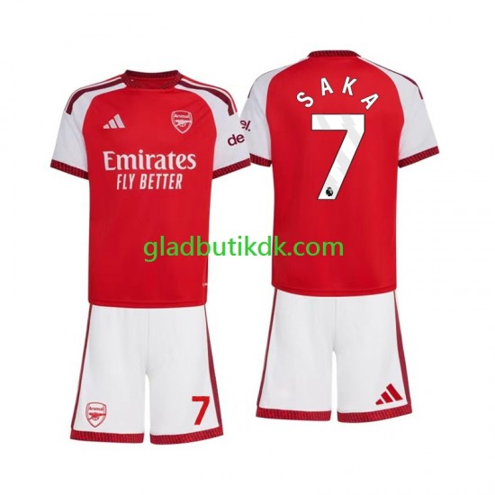 Hjemmebane Trøje Arsenal Bukayo Saka 7 2026-2027 K/Æ Børn(+Shorts)