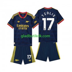 Udebane Trøje Arsenal Christos Tzolis 17 2026-2027 K/Æ Børn(+Shorts)