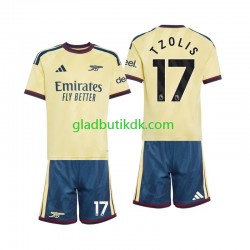 3. Valg Trøje Arsenal Christos Tzolis 17 2026-2027 K/Æ Børn(+Shorts)