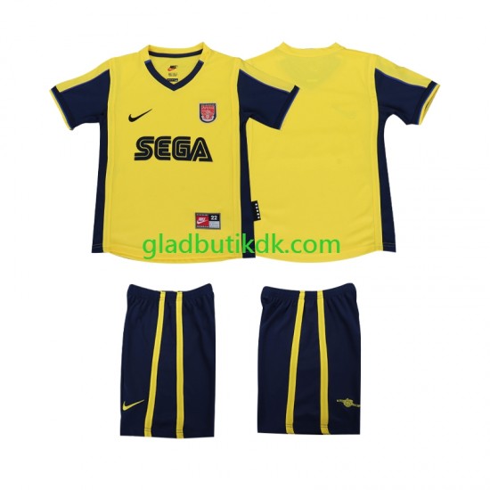 Udebane Trøje Arsenal Retro 2000 2001 K/Æ Børn(+Shorts)