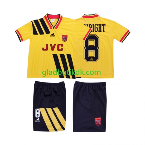 Udebane Trøje Arsenal WRIGHT 8 Retro 1993 1994 K/Æ Børn(+Shorts)