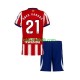 Hjemmebane Trøje Atlético Madrid Obed Vargas 21 2026-2027 K/Æ Børn(+Shorts)