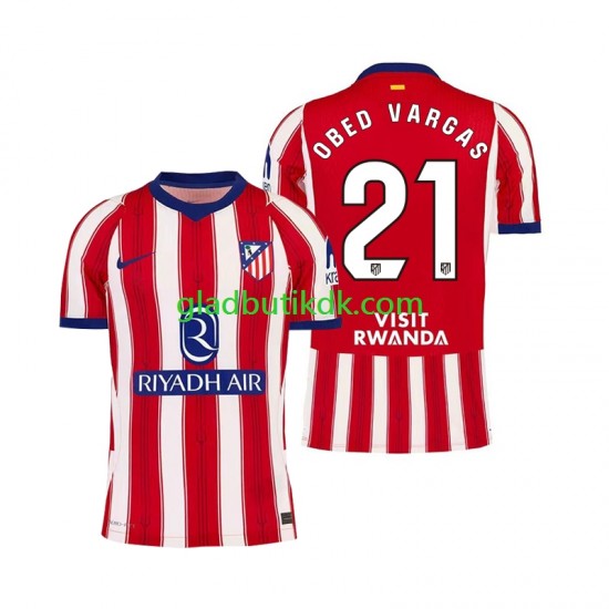 Hjemmebane Trøje Atlético Madrid Obed Vargas 21 2026-2027 K/Æ Mænd