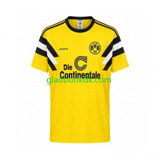 Hjemmebane Trøje Borussia Dortmund Retro 1989 K/Æ Mænd